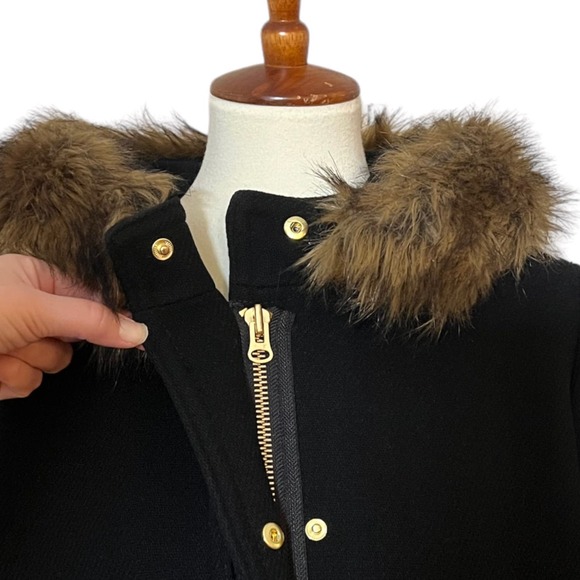 J. Crew Chateau Parka In Italian Stadium-Cloth Wool Hooded Winter Coat Size 22 - Picture 9 of 12